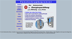 Desktop Screenshot of fensterkippbegrenzer.at