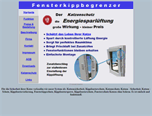 Tablet Screenshot of fensterkippbegrenzer.com